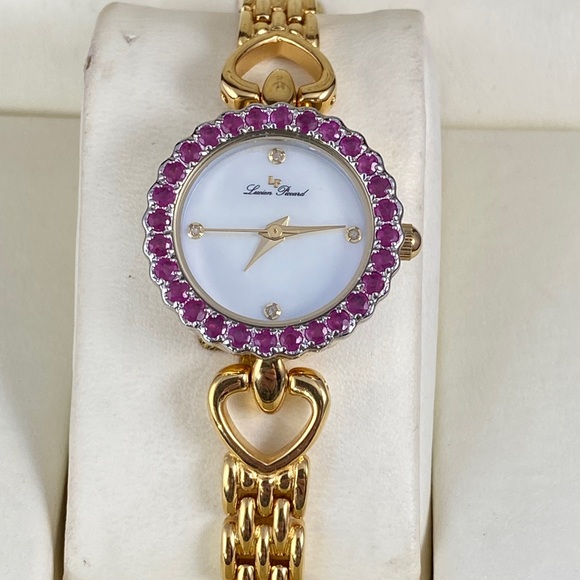 NIB Lucien Piccard Watch 8:25 inch long 1  inch in diameter - Picture 2 of 8